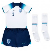 Engleska Luke Shaw #3 Domaci Dres za djecu SP 2022 Kratak Rukav (+ Kratke hlače)